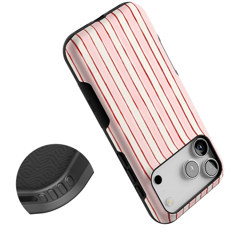 Pretty in Pastel | Blush Stripes Case