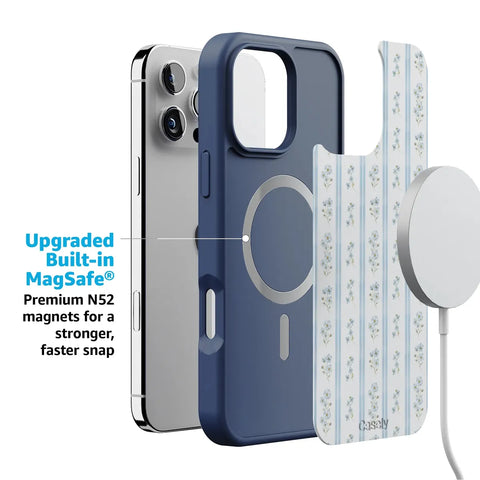 Cottage Stripe | Blue Floral Case