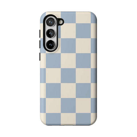 Fit Check | Light Blue Checkerboard Case