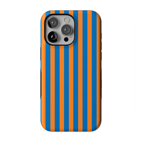Go New York | Blue & Orange Stripes Case