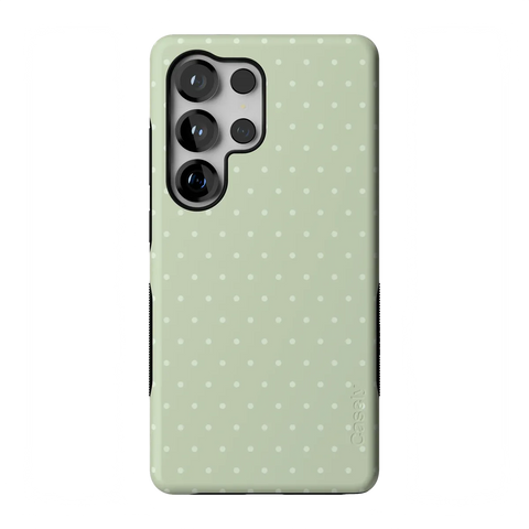 On the Dot | Green Polka Dot Case