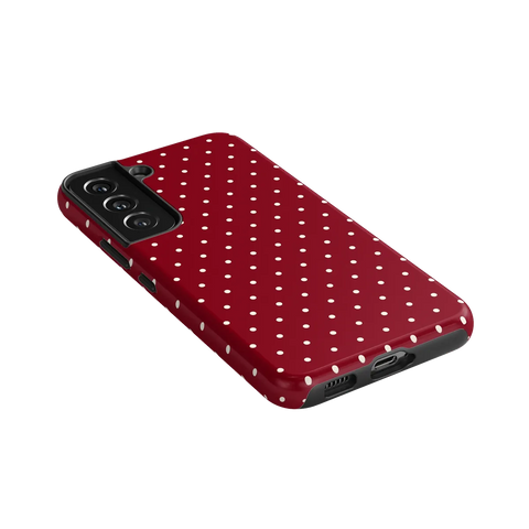 On the Dot | Maroon Polka Dot Case