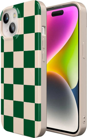 Fit Check | Green Checkerboard Case