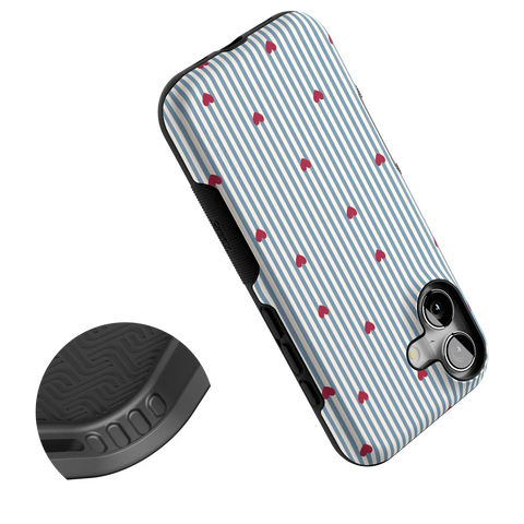 Love Lines | Blue Stripes Case