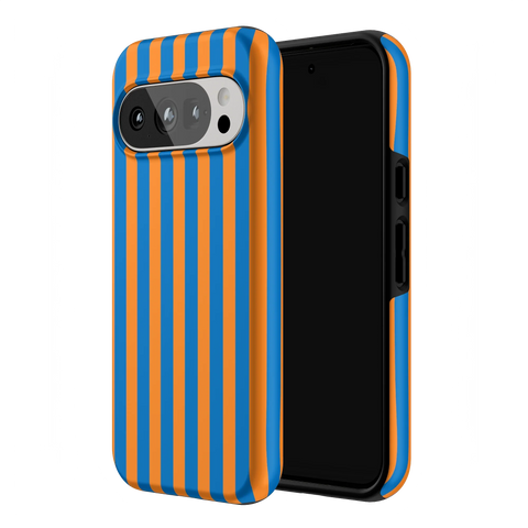 Go New York | Blue & Orange Stripes Case