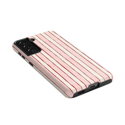 Pretty in Pastel | Blush Stripes Case