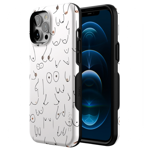 I'm With Her | Black & White Boobs Case