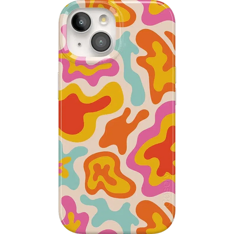 Tropical Color Splash | Abstract Retro Case