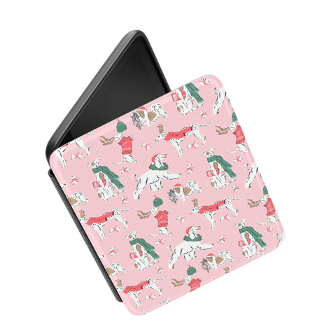 Winter Woofs | Holiday Dog Kindle Case