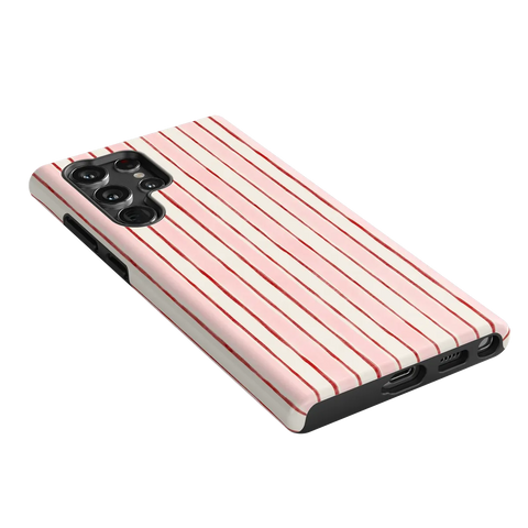 Pretty in Pastel | Blush Stripes Case