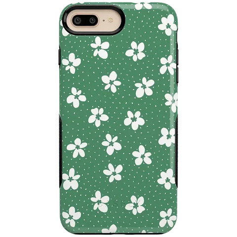 Flower My World | Jade Green Floral Case