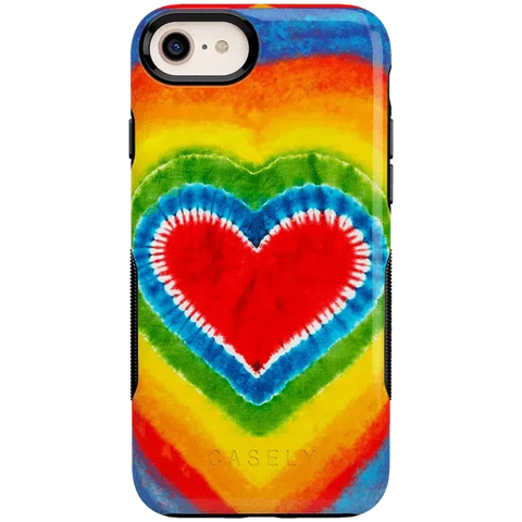 I Heart Tie Dye | Rainbow Heart Case