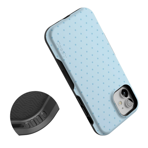 On the Dot | Blue Monochrome Polka Dot Case