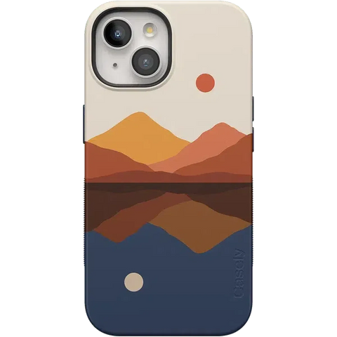 Opposites Attract | Day & Night Colorblock Mountains Case