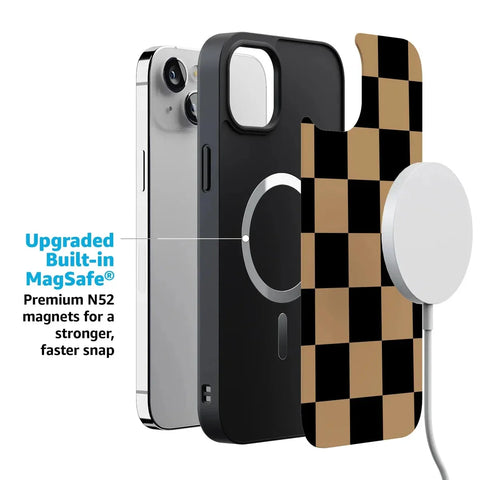 Fit Check | Black & Brown Checkerboard Case