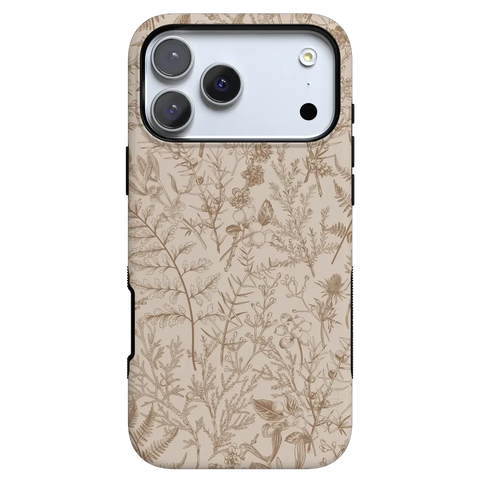 Beige Garden | Neutral Floral Case
