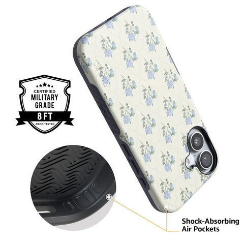 Vintage Garden | Blue Hydrangea Case