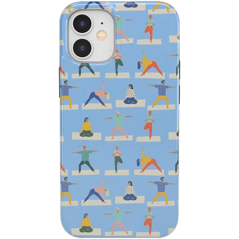 Go with the Flow | Light Blue Yoga Case