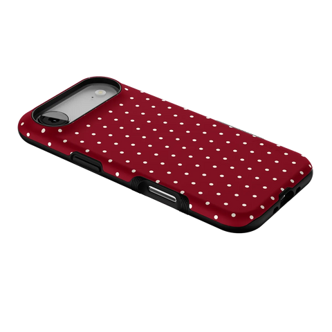 On the Dot | Maroon Polka Dot Case