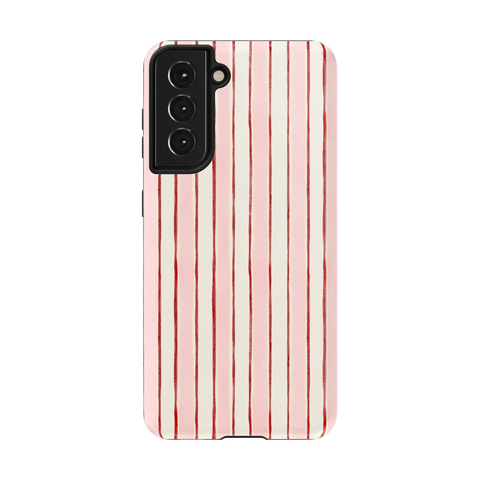 Pretty in Pastel | Blush Stripes Case