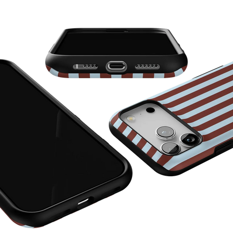 Sunday in Brooklyn | Blue Stripes Case