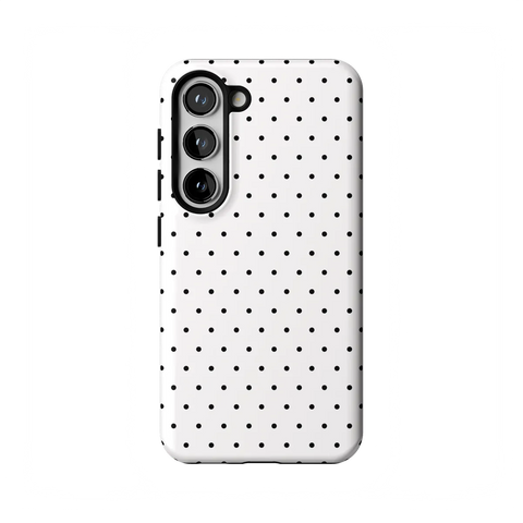 On the Dot | Black Polka Dot Case