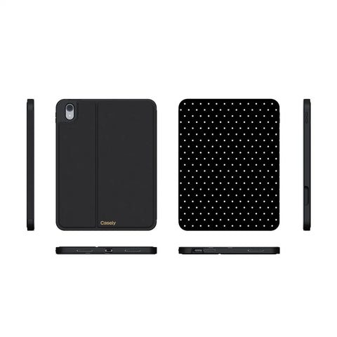 On the Dot | White Polka Dot iPad Case