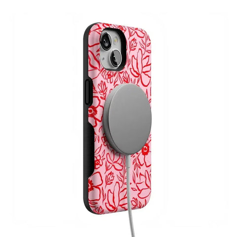 Blush Garden | Floral Doodle Case