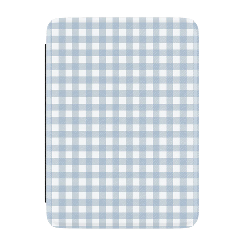Pastel Picnic | Blue Gingham Kindle Case