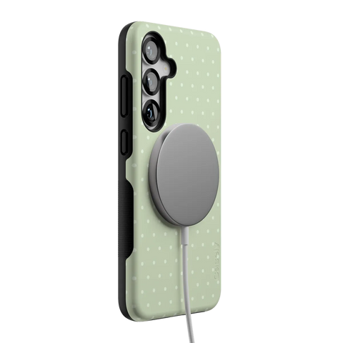 On the Dot | Green Polka Dot Case