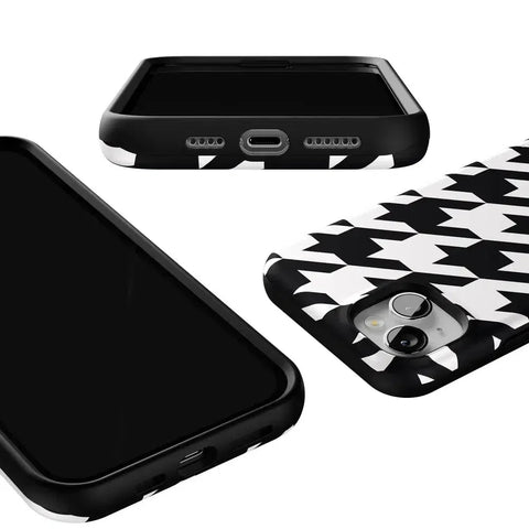 Houndstooth | High Contrast Design Case
