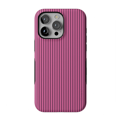 Stripes and the City | Pink & Purple Pinstripe Case