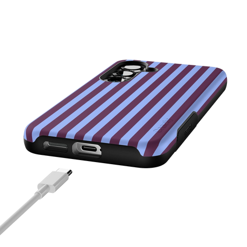 Perfect Stripes | Purple & Blue Stripes Case