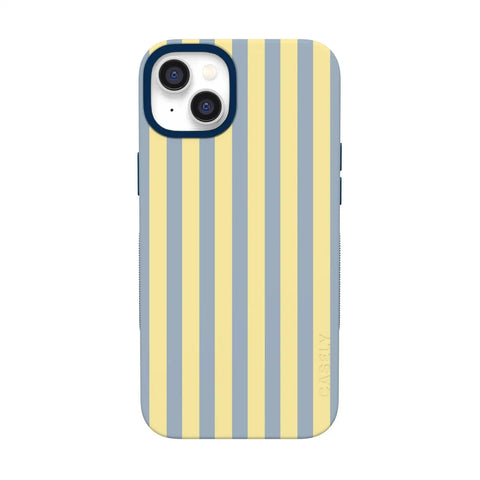 Coastline Stripes | Blue & Yellow Case