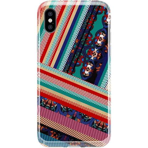 Wearing Layers | Layered Patchwork iPhone Case