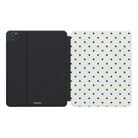 Tiny Stars | Blue & White iPad Case