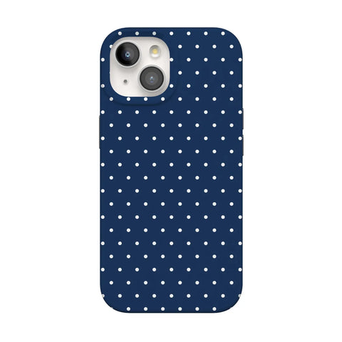On the Dot | Navy Polka Dot Case