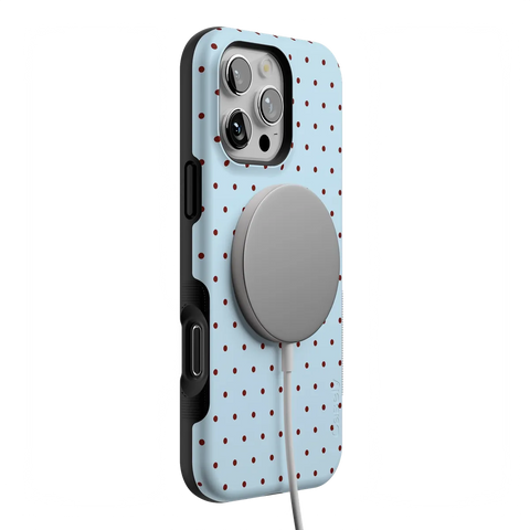 On the Dot | Blue Polka Dot Case