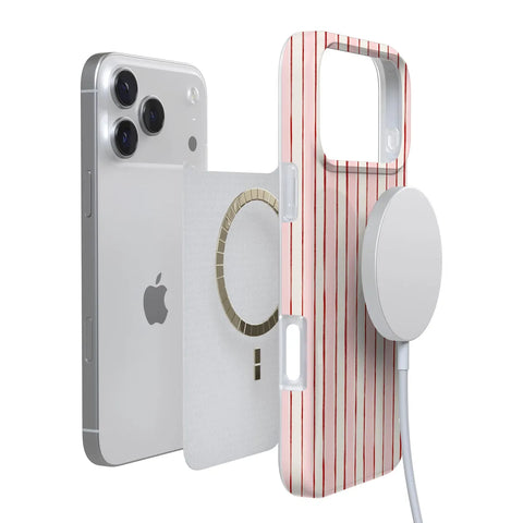 Pretty in Pastel | Blush Stripes Case