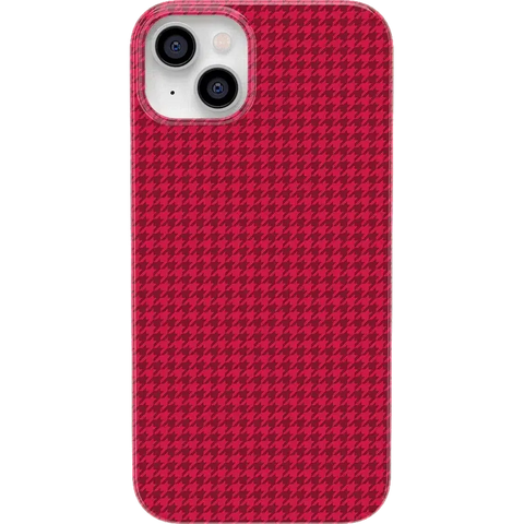 Best Dressed | Red Houndstooth Case