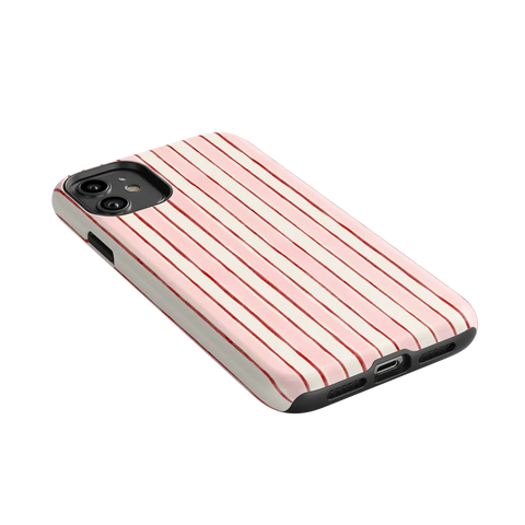 Pretty in Pastel | Blush Stripes Case