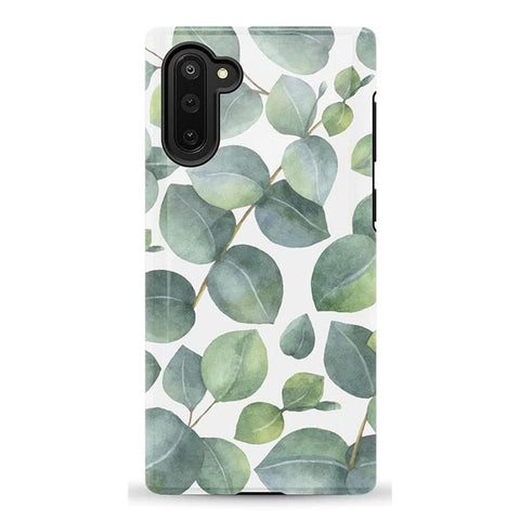 Leaf Me Alone | Green Floral Print Samsung Case