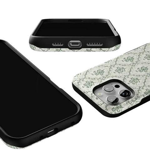 Sage Tapestry | Floral Vines Case