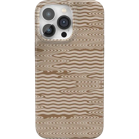 Mocha Ripple | Brown Waves Case
