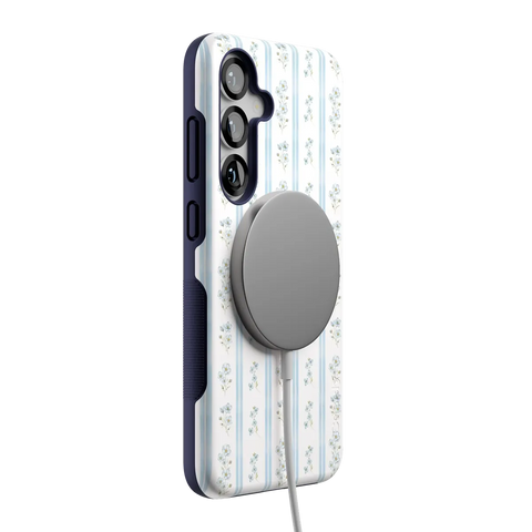 Cottage Stripe | Blue Floral Case