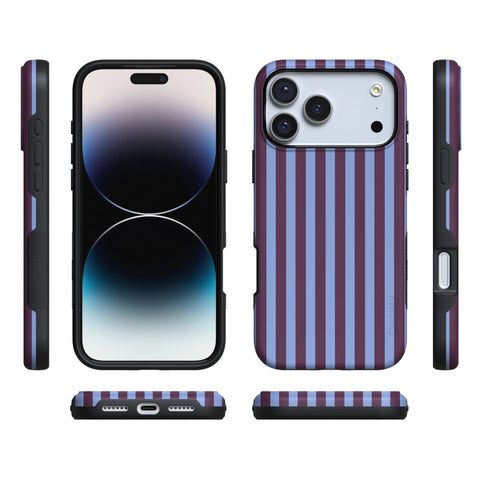 Perfect Stripes | Purple & Blue Stripes Case