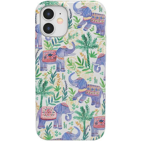 Pastel Gardens | Watercolor Elephant Floral Case