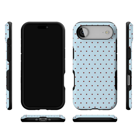 On the Dot | Blue Polka Dot Case