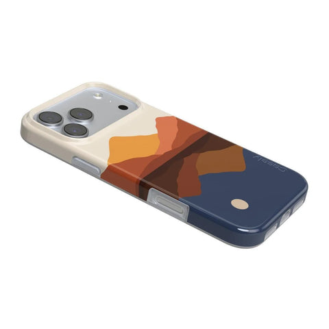 Opposites Attract | Day & Night Colorblock Mountains Case