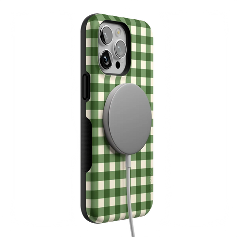 Checked Twice | Green Plaid Case